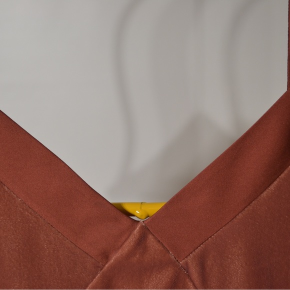 Club Monaco velvet look camisole in a beautiful coral colour. - Picture 4 of 11